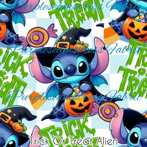 Trick or Treat Alien - Fabric