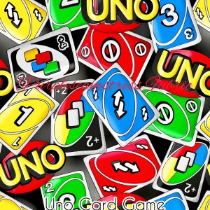 Uno Card Game - Fabric