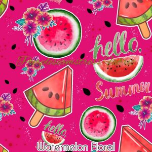 Watermelon Floral - Fabric