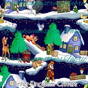 Winter Kingdom Critters - Fabric