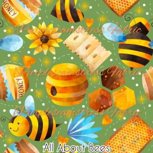 All About Bees - Fabric