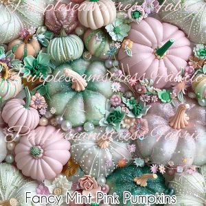 Fancy Mint Pink Pumpkins