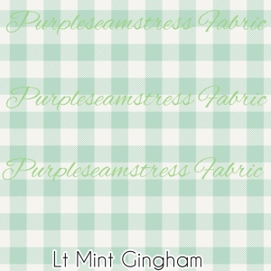 Light Mint Gingham - Fabric