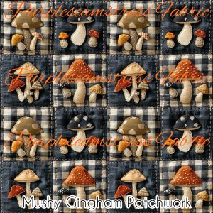 Mushy Gingham Patchwork - Fabric