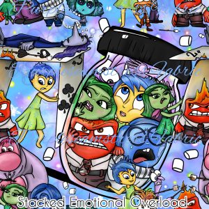 Stacked Emotional Overload - Fabric