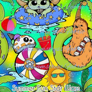 Summer Fun Star Wars - Fabric
