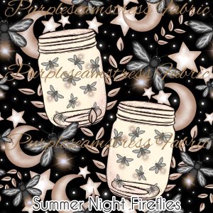 Summer Night Fireflies - Fabric