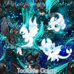 Toothless Galaxy - Fabric