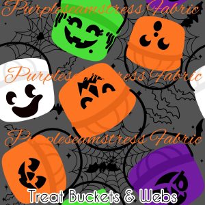 Treat Buckets & Webs - Fabric
