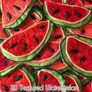 3D Textured Watermelon - Fabric