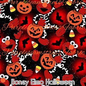 Boney Elmo Halloween - Fabric