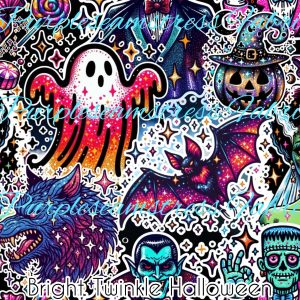 Bright Twinkle Halloween - Fabric