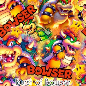 Burst of Bowser - Fabric