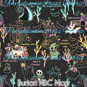 Burton NBC Map - Fabric