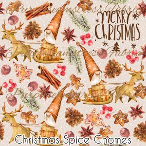 Christmas Spice Gnomes - Fabric