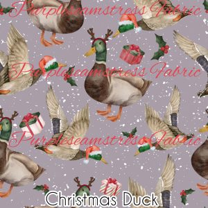 Christmas Ducks - Fabric