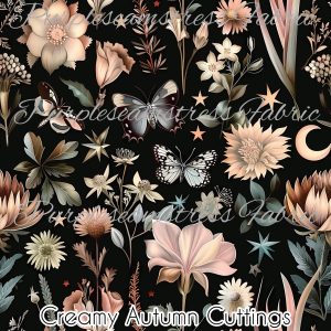 Creamy Autumn Cuttings - Fabric