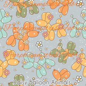 Daisy Balloon Animals - Fabric