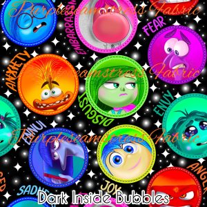 Dark Side Bubbles - Fabric