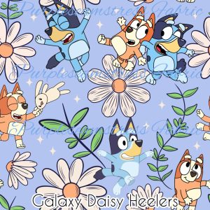 Galaxy Daisy Heelers - Fabric