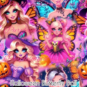 Halloween Butterfly Doll - Fabric