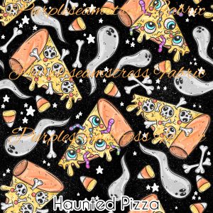 Haunted Pizza - Fabric