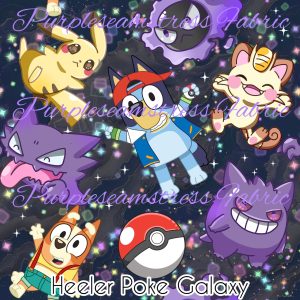 Heeler Poke Galaxy - Fabric