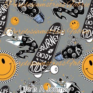 Life Is A Journey - Fabric