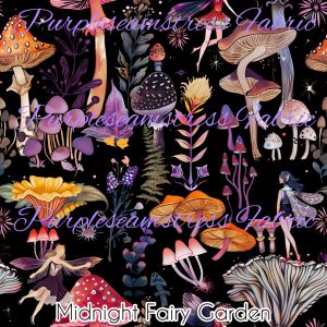 Midnight Fairy Garden - Fabric