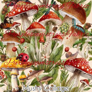 Mushy Collage - Fabric