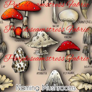 Naming Mushrooms - Fabric