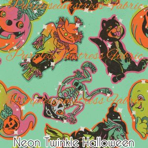 Neon Twinkle Halloween - Fabric