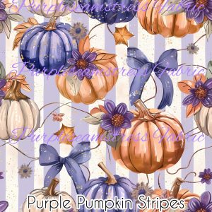 Purple Pumpkin Stripes