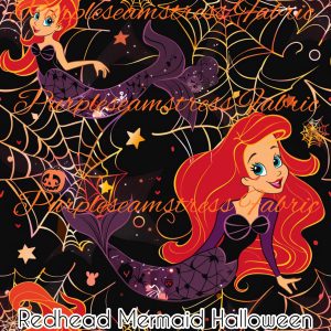 Redhead Mermaid Halloween - Fabric
