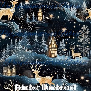 Reindeer Wonderland - Fabric