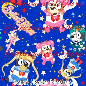 Sailor Heeler Mashup - Fabric