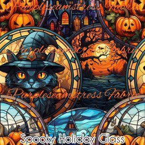 Spooky Holiday Glass - Fabric