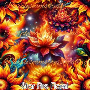 Star Fire Floral - Fabric