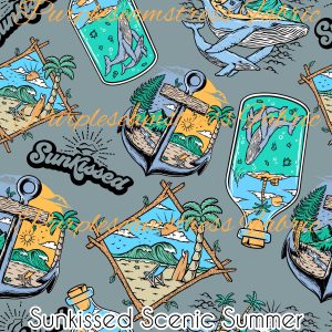 Sunkissed Scenic Summer - Fabric
