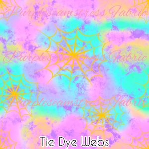 Tie Dye Webs - Fabric