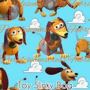 Toy Slinky Dog - Fabric