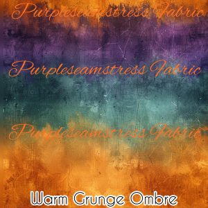 Warm Grunge Ombre - Fabric