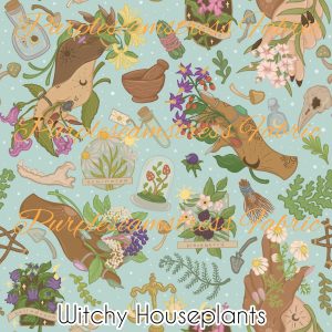 Witchy Houseplants - Fabric
