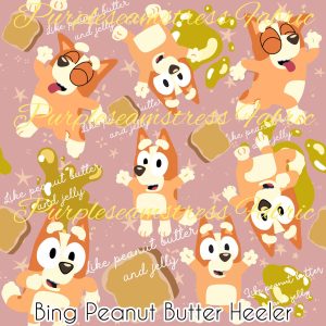 Bing Peanut Butter Heeler - Fabric