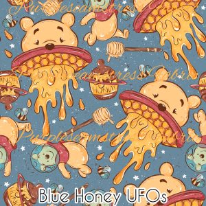 Blue Honey UFO's - Fabric