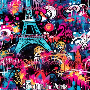 Graffiti In Paris - Fabric