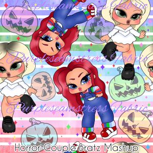 Horror Couple Bratz Mashup - Fabric
