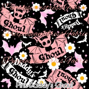 Pink Daddy's Ghoul - Fabric