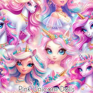 Pink Unicorn Dolls - Fabric