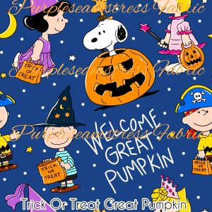 Trick or Treat Great Pumpkin - Fabric
